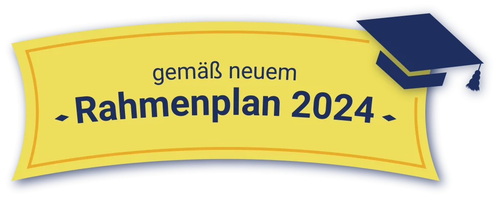 Rahmenplan 2024 Badge in Gelb